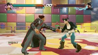 Tekken 7 xiaoyu angel kof outfit arm Flip and dislocator on kazuya [upl. by Wooster357]