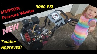 Simpson MS61043 Pressure Washer Unboxing amp Assembly 3W1B [upl. by Jehu]