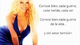 Lyrics Shakira  La quiero a morir [upl. by Ettenajna197]