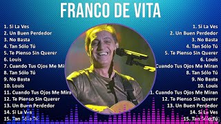 Franco de Vita 2024 MIX Las Mejores Canciones  Si La Ves Un Buen Perdedor No Basta Tan Sólo Tú [upl. by Akoek]