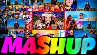 PewDiePie YouTube Rewind 2018 but its actually good Reactions Mashup with Twitch Streamers [upl. by Ella227]