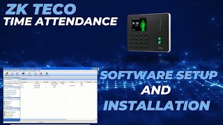 Zkteco Middle East Time Attendance Software Installation and Training Urdu Tutorial [upl. by Magnum132]