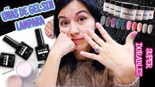 UNAS DE GEL SIN LAMPARA SUPER DURABLES AVVA NAILS REALMENTE FUNCIONA🤔 [upl. by Bertold]