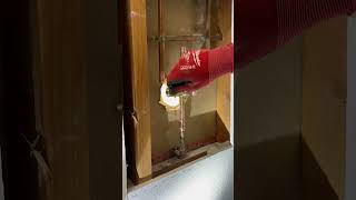 Replacing a shower valve with Pro Press Milwaukee M12 ShowerLeak showervalve repairshower [upl. by Pirali933]