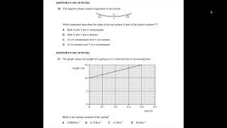 Deformation  AS Level Physics  Topical P1 MCQs [upl. by Yelsna]