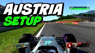 F1 2016 Austria Hotlap  Setup 106951 [upl. by Ahsineg]