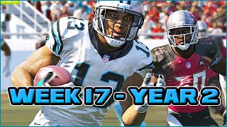 Madden 15 Panthers Connected Franchise  Week 17  Buccaneers Season 2 [upl. by Dnomsed]