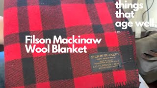 Filson Mackinaw Wool Blanket  Unboxing [upl. by Eric]