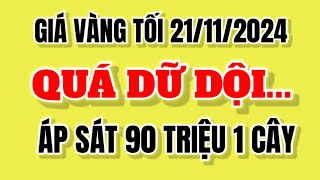 Giá vàng hôm nay 9999 TỐI 21 tháng 11 năm 2024  Giá vàng nhẫn 9999  Bảng giá vàng 24k 18k 14k [upl. by Richlad]