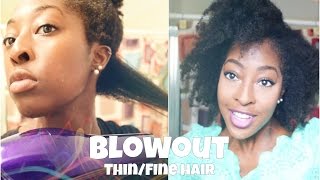 My Blow Out Routine on ThinFine Hair [upl. by Shiroma]