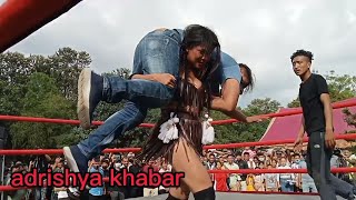 International wrestling championship in Kathmandu Ashmita jureli vs Indian reslar अश्मिता जुरेलि [upl. by Akemej354]