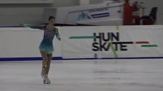 Regina Schermann  SP  Hungarian Test Skates  22082020 [upl. by Iahcedrom]