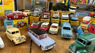 VINTAGE DIECAST CARS  1950s  1960s Corgi Toys Dinky Toys amp More [upl. by Araid2]