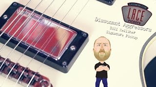 Lace Dissonant Aggressor Bill Kelliher Sig Pickups  Demo [upl. by Anigar]