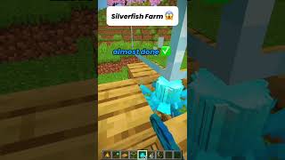 Minecraft Silverfish Farm 🐟 はいよろこんで minecraft shorts [upl. by Lida]