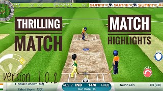 rvg cricket clash gameplay  match highlights  version 102 new update [upl. by Annyl]