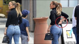 Jennifer Lopez With Her Son Max At School In Santa Monica [upl. by Howard]