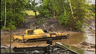 BMP driving through muddy water at BenneckensteinGermany [upl. by Howlyn611]