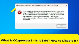 SecurityHealthSystrayexe Bad Image Error Solution [upl. by Einomrah112]