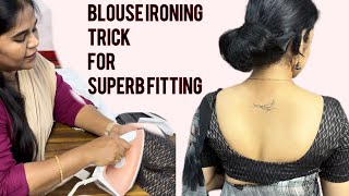 Blouse ironing tips for Superb fitting [upl. by Alleras886]