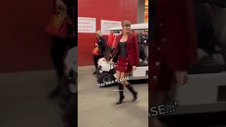 Taylor Swift correcting her bodyguards at Chiefs VS Broncos game [upl. by Hallam]