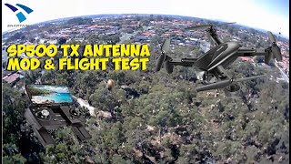 SNAPTAIN SP500 TX Antenna Mod Test amp Flight  BEE SWARM ATTACKS IT AGAIN 🐝🐝🐝 [upl. by Yekim442]