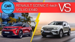 Renault Scenic ETech vs Volvo EX40 XC40 Recharge  2024  Detailed Comparison Review [upl. by Osrick802]