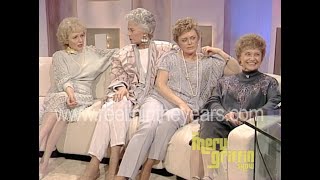 Golden Girls Betty WhiteBea ArthurRue McClanahanEstelle Getty • Interview • 1985 RITY Archive [upl. by Htide]