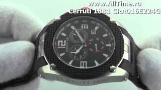 Мужские наручные fashion часы Cerruti 1881 CRA016E224G [upl. by Adlaremse]