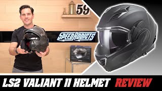 LS2 Valliant II Blackout Helmet Review at SpeedAddictscom [upl. by Mcclees]