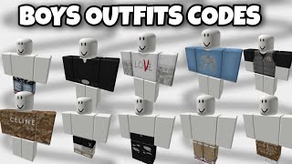 Roblox Boys Outfits Codes For Brookhaven RP Berry Avenue and Bloxburg [upl. by Helbona]