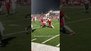 Calm luh hurdle 🥱 shorts football highlights nfl highschoolfootball collegefootballl ot7 [upl. by Ecinaej]