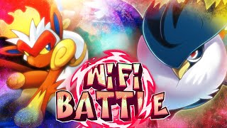 CHOICE BAND INFERNAPE OP Pokemon BDSP WiFi Battle [upl. by Ylrebnik]