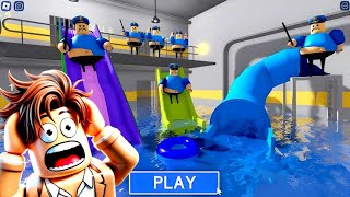 ROBLOX BARRYS PRISON RUN WATERPARK MODE [upl. by Aenehs]