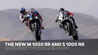 The new BMW M 1000 RR and BMW S 1000 RR  NeverStopChallenging [upl. by Anelas738]