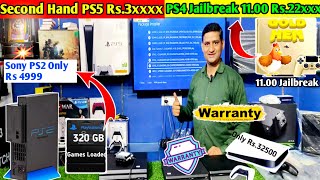 Second Hand PS5 I PS4 Jailbreak 1100 I Playstation 2 Games Loaded I Pre Owned Playstation Market [upl. by Ring448]