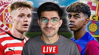 Girona vs Barcelona LIVE MATCH WATCHALONG [upl. by Eslek]