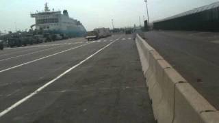 DFDS Ferry at Dunkirk [upl. by Inig816]