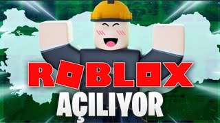 ROBLOX AÇILIYOR 😱 YENİ HABERLER [upl. by Nnaira840]