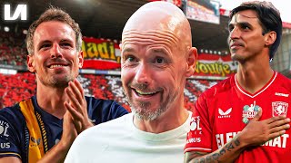 TEN HAG ziet GENIALITEIT bij afscheid LEGENDE Kwaliteiten die je niet veel ziet in Eredivisie [upl. by Robyn]