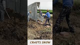 Precast Panel installation goodtools machine smartwork craft viral short [upl. by Genia]