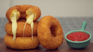 Mozzarella Onion Rings [upl. by Kosse]