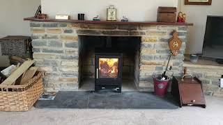 Installation of Ecosy Snug Woodburner in Edington near Bridgwater [upl. by Burgener]