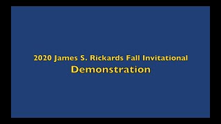 2020 Rickards Fall Invitational Demo [upl. by Ardnuek]