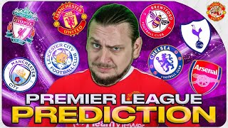 PREMIER LEAGUE TABLE PREDICTIONS 2425 SEASON [upl. by Keyser]