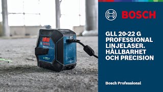 Precision och hållbarhet Bosch GLL 2022 G Professional linjelaser i detalj [upl. by Amble448]