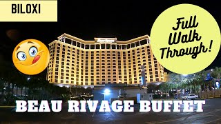 Beau Rivage Buffet ReOpens 2021 Edition  Watch a Full Walk Through amp See Whats on The Menu [upl. by Ailil753]