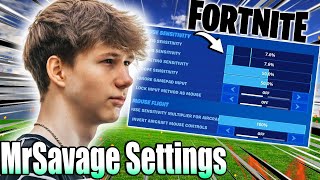 MrSavage Fortnite Settings And DPI  MrSavage Sensitivity 2024 [upl. by Maure]