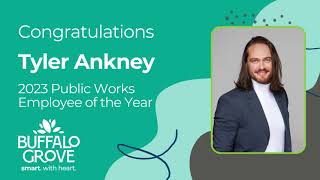 2023 Public Works Employee of the Year Tyler Ankney [upl. by Aerdnuahs]