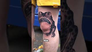 What’s Inside That Plastic Wrap on Tattoos Meet Saniderm shorts TattooCare Viral [upl. by Halyak]